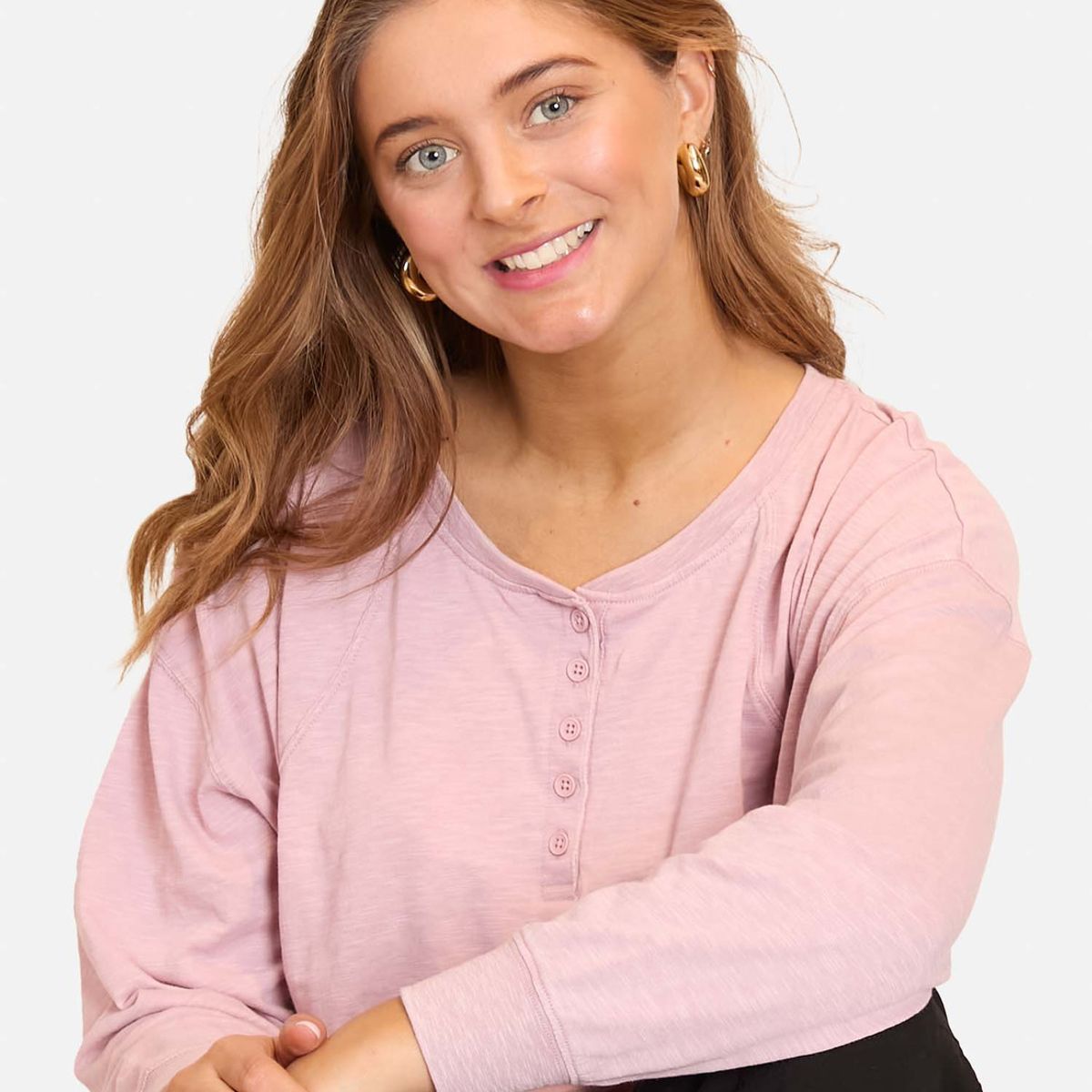 MAUI AND SONS - Polera ML Good Life Rosado Mujer Maui And Sons