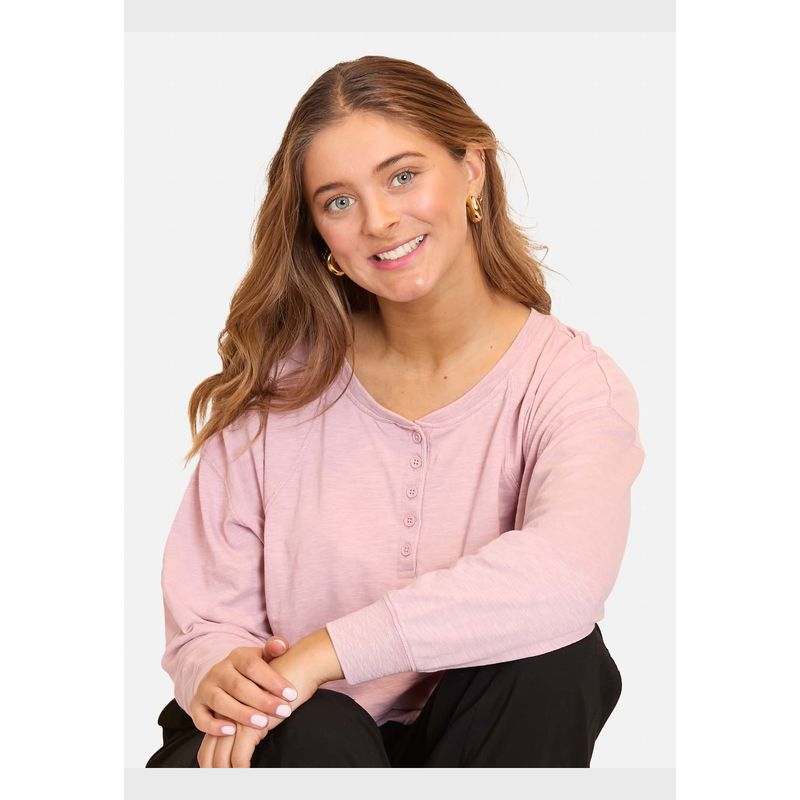 MAUI AND SONS - Polera ML Good Life Rosado Mujer Maui And Sons