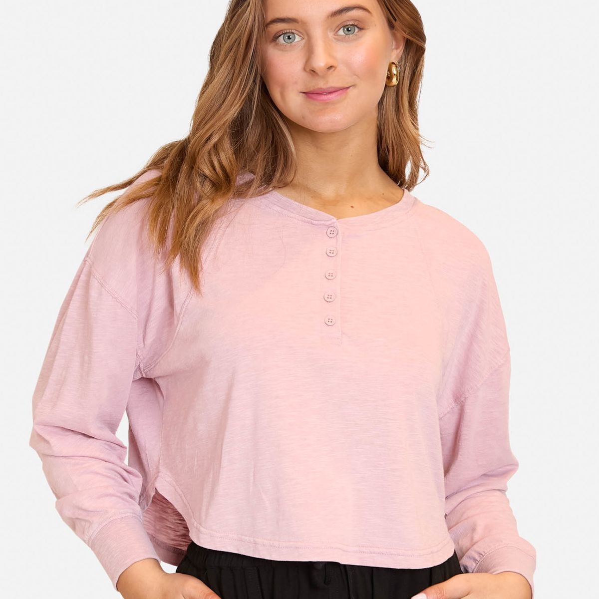 MAUI AND SONS - Polera ML Good Life Rosado Mujer Maui And Sons