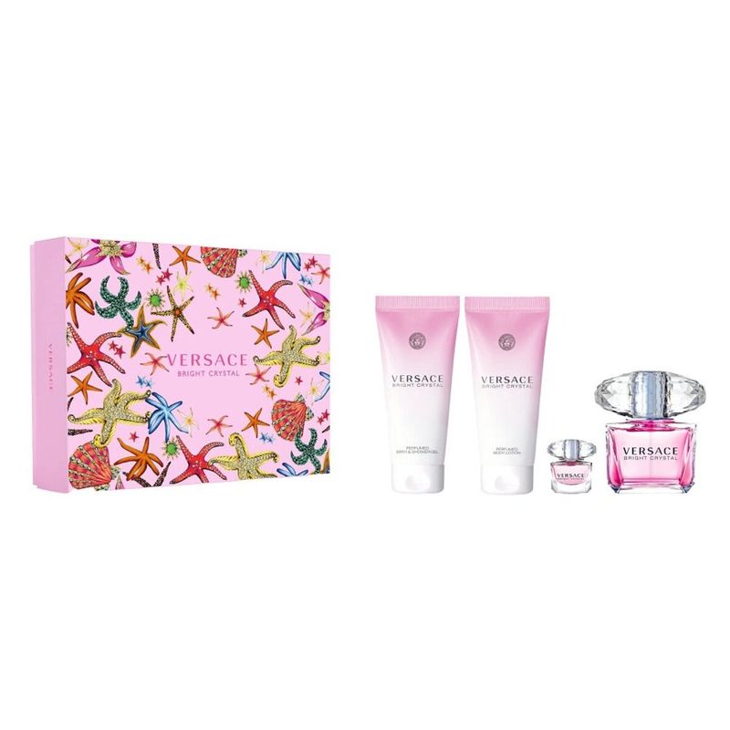 VERSACE - VERSACE BRIGHT CRYSTAL EDT 90ML+5ML+SG+BL