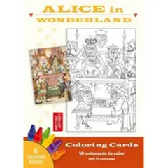ANTARTICA LIBROS - Alice In Wonderland (Coloring Cards)