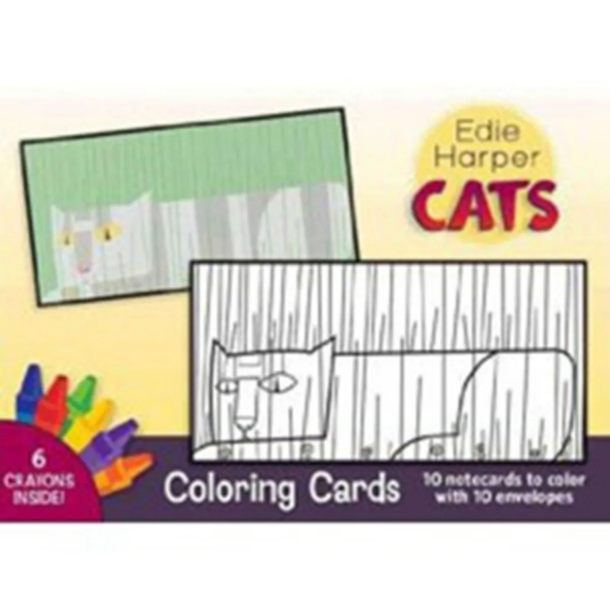 ANTARTICA LIBROS - Cats: Edie Harper (Coloring Cards)
