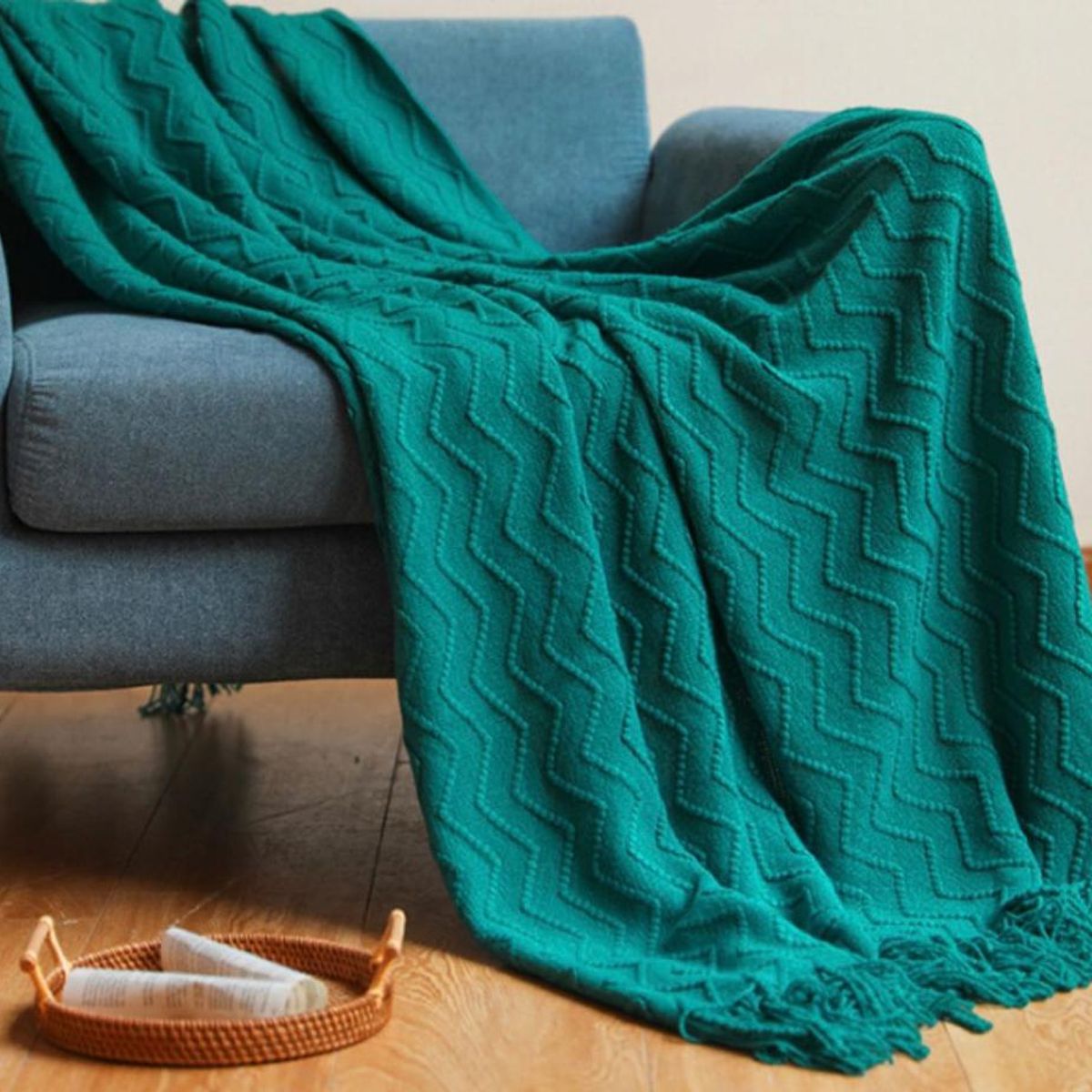 GENERICO - Mantas de sillón tejidas