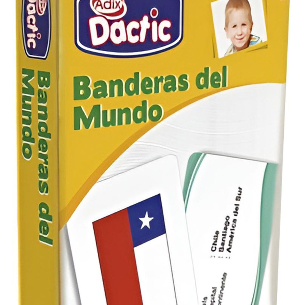 DACTIC - Láminas Didácticas, Flash Card Banderas Del Mundo. Dactic