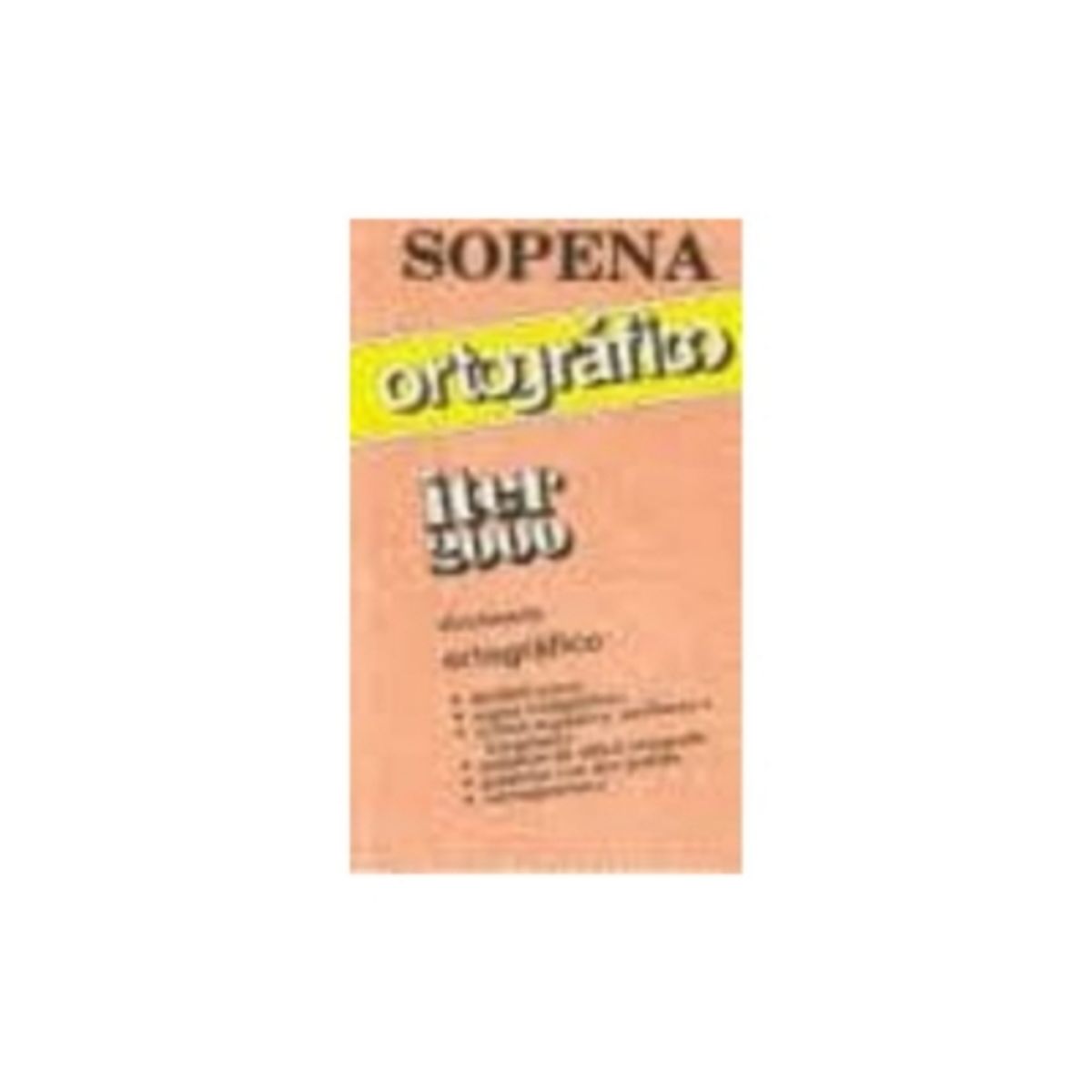 SOPENA - Diccionario Iter Ortografico Español