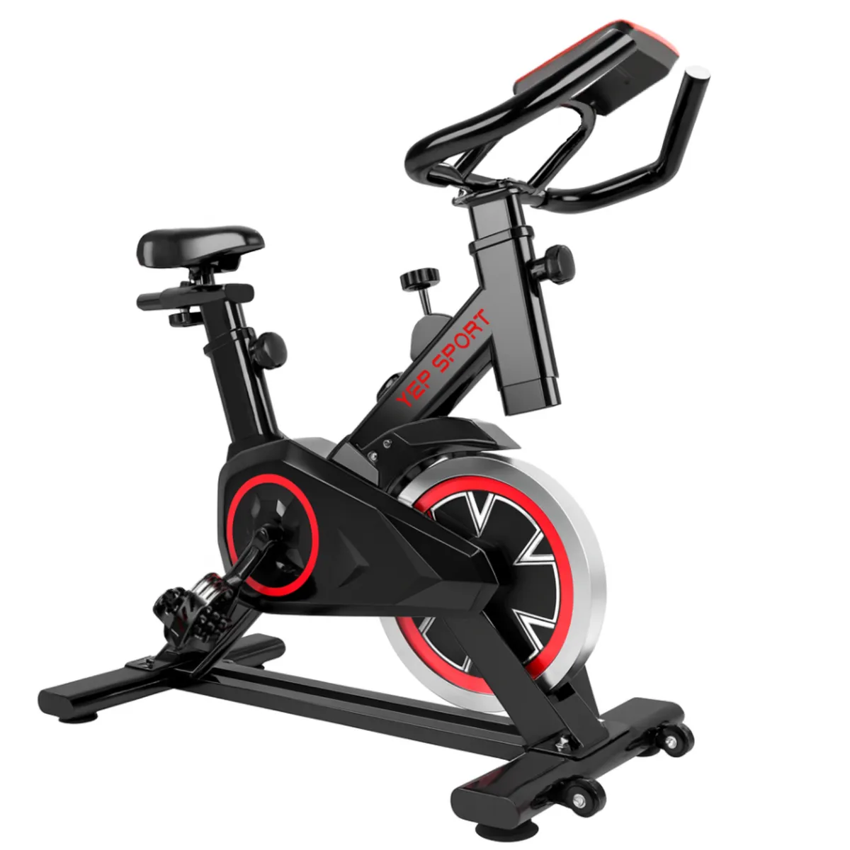 YEP S - Bicicleta Spinning Estática Con Monitor Yepsport Black - Negro