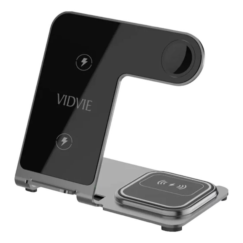 GENERICO - Cargador Inalámbrico Veloz Vidvie Wlc1410 USB-c 15w Metálica