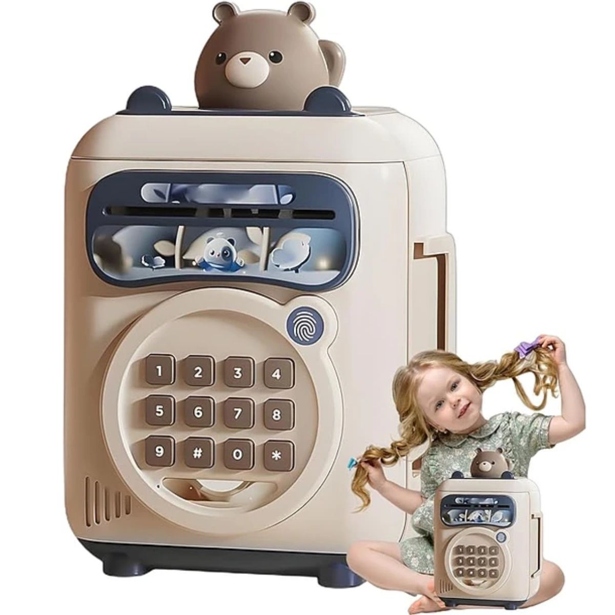 GENERICO - Caja Fuerte Infantil De Osito