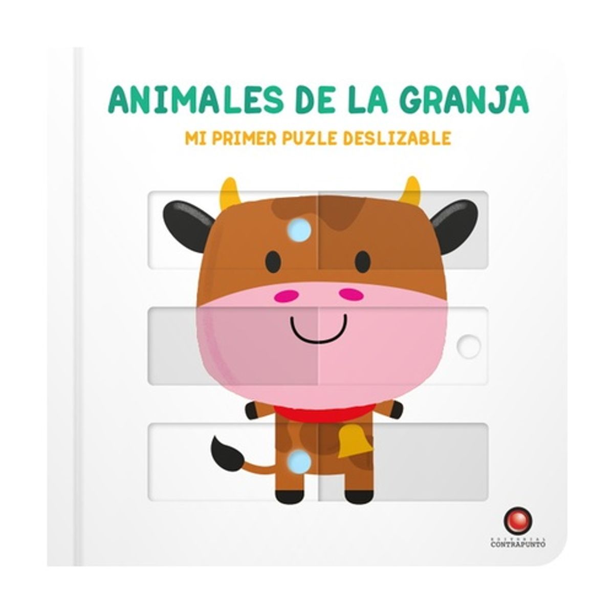 ANTARTICA LIBROS - Animales De La Granja. Mi Primer Puzle Deslizable