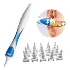 NO LOGO - Kit Limpia Oidos Espiral Limpiador Oreja Cotonitos 2+32pcs