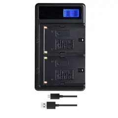 GENERICO - CARGADOR DOBLE BC-VM10 ALTERNATIVO SONY