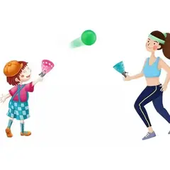 GENERICO - Juego Pelotas Lanza Tira Y Atrapa Divertido Niños Adultos