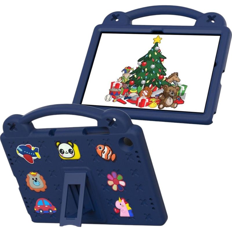 GENERICO - Funda Infantil Con Soporte Para Samsung Galaxy Tab A9+ Azul Marino