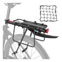Parrilla Para Bicicleta Ajustable Con Reflector Tapabarro