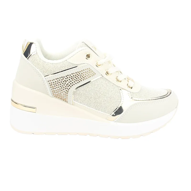 CHALADA - Zapatilla Mujer Dorado Urbano Chalada Bolki-1
