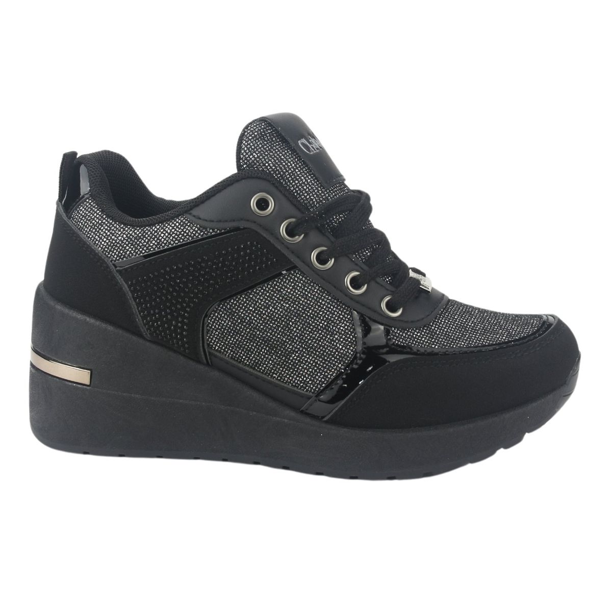 CHALADA - Zapatilla Mujer Negro Urbano Chalada Bolki-1