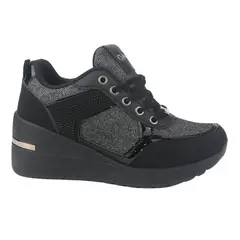 CHALADA - Zapatilla Mujer Negro Urbano Bolki-1