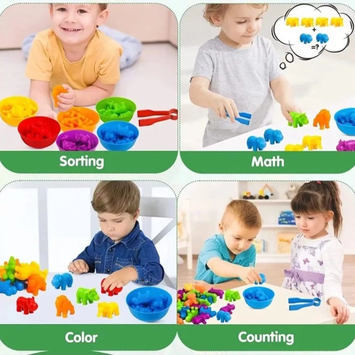 GENERICO - Juego Didáctico Niños Juguete Educativo Aprender Colores