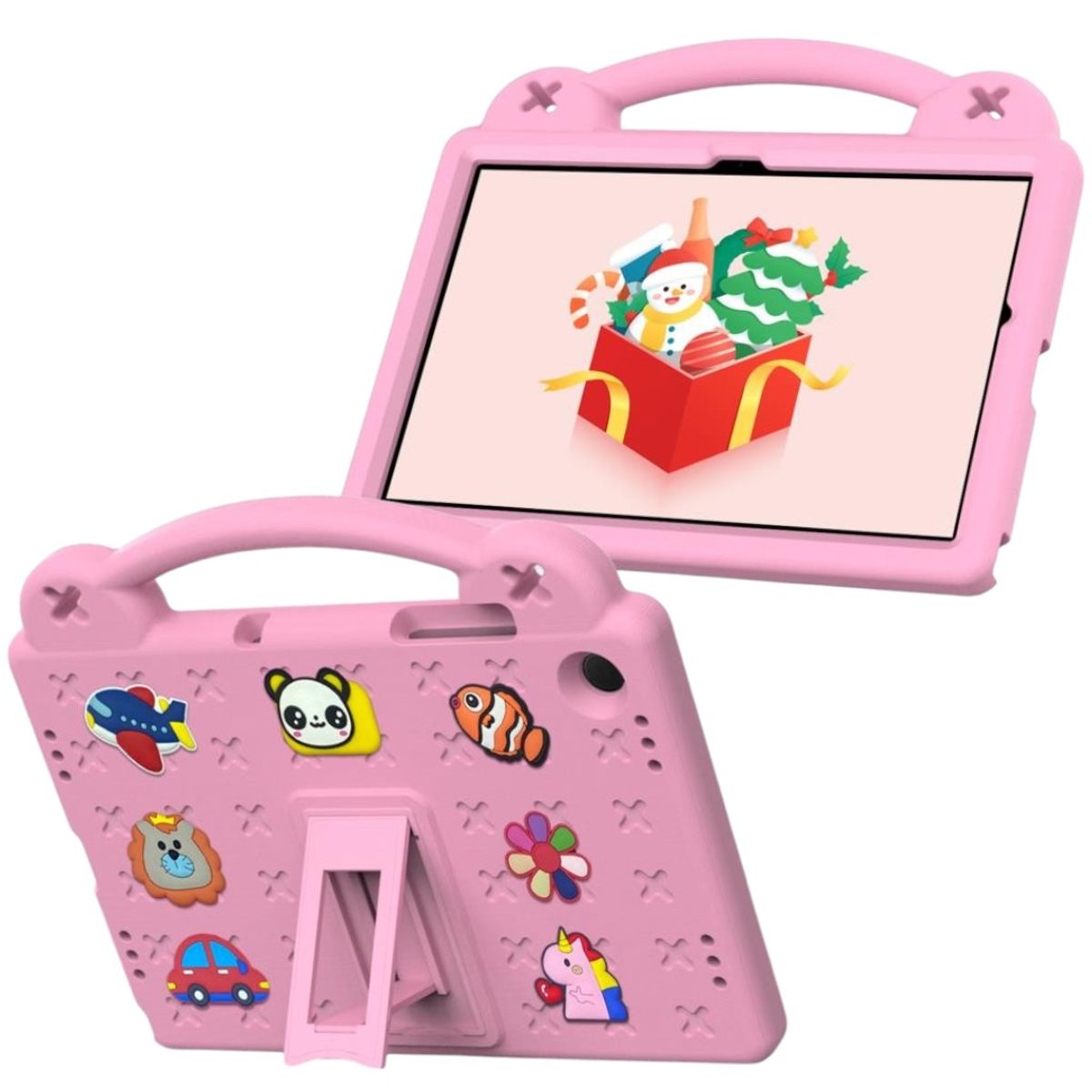 GENERICO - Funda Infantil Con Soporte Para Samsung Galaxy Tab A9+ Rosa
