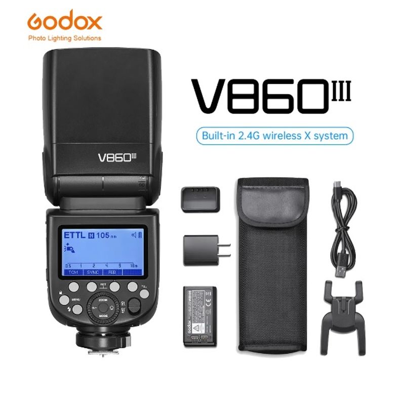 GODOX - FLASH GODOX V860III PARA SONY TTL HSS CON BATERÍA