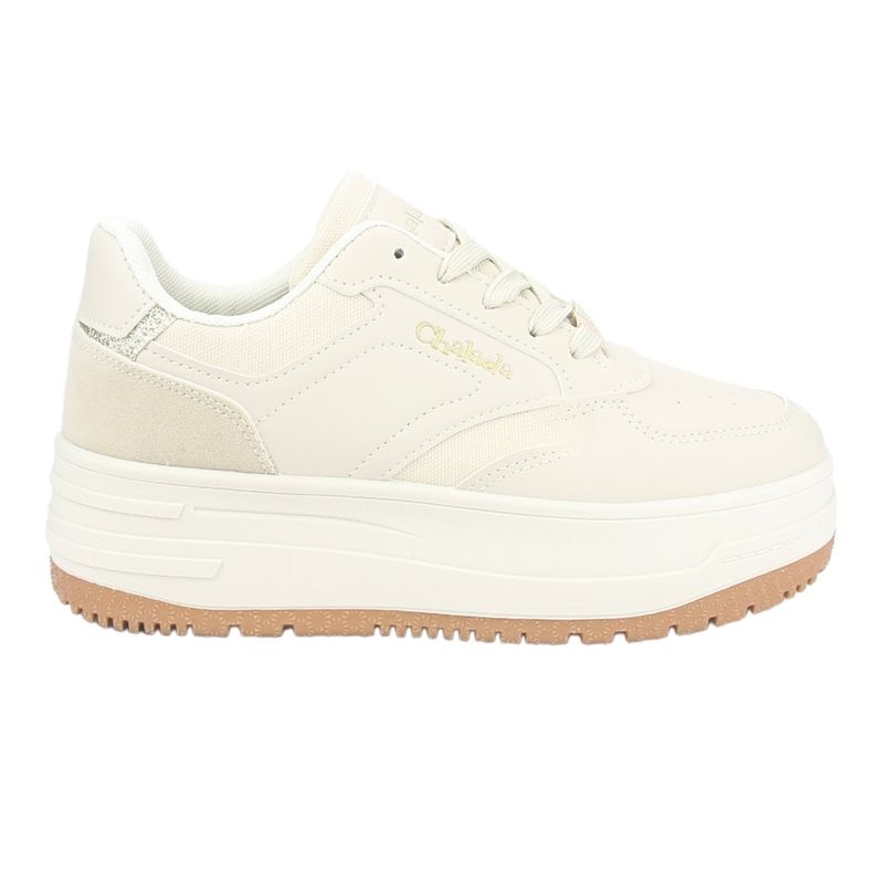 CHALADA - Zapatilla Mujer Beige Urbano Chalada Mitsu-2