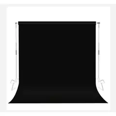 GENERICO - FONDO TELA FOTOGRAFÍA 2X3M NEGRO