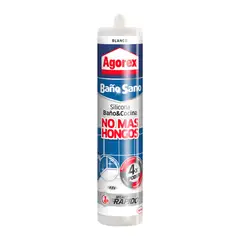 HENKEL - Silicona Acética Antihongos Baño y Cocina Blanco Agorex