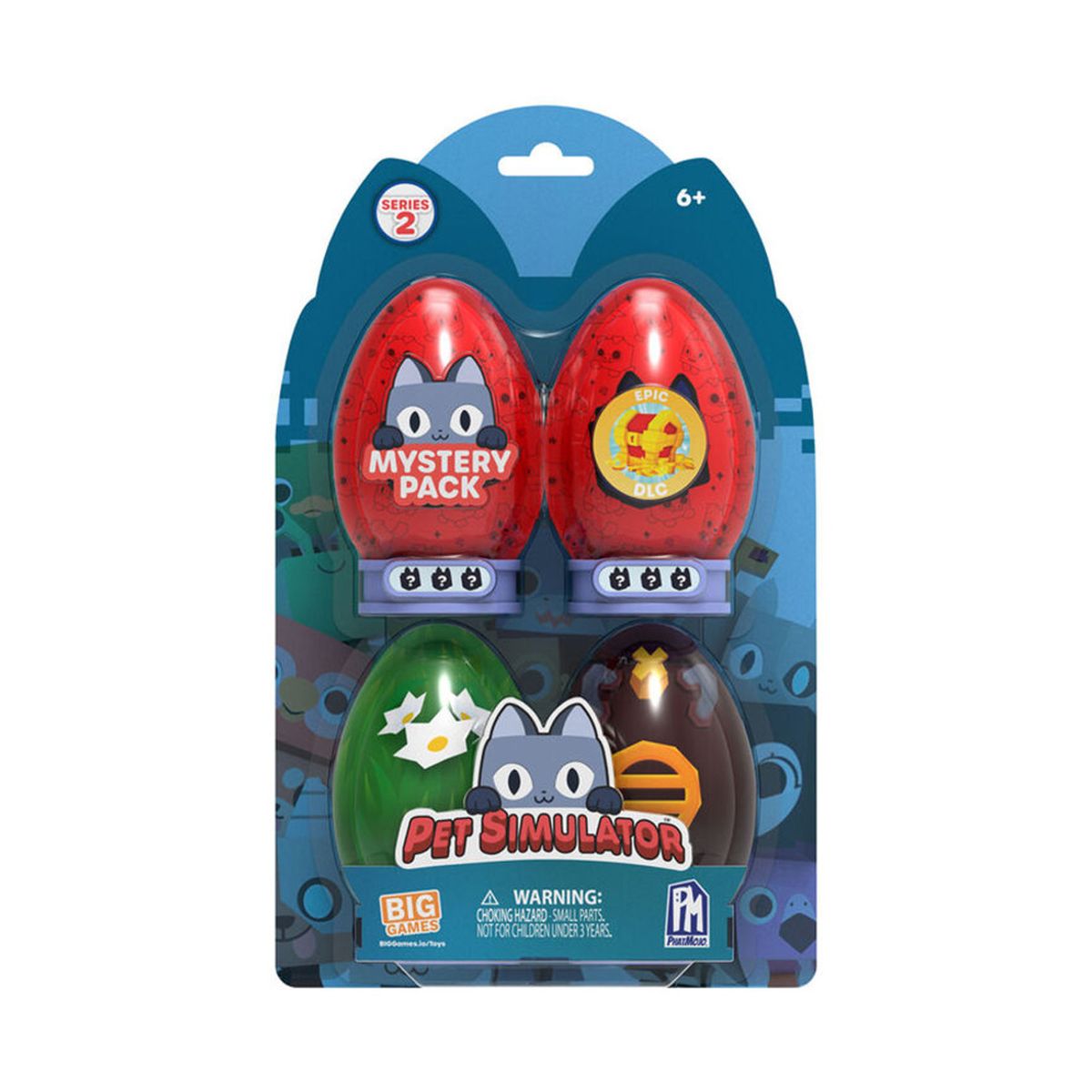 BOING TOYS - Pet Simulator 4 figuras Sorpresa Serie 2 - Rojo