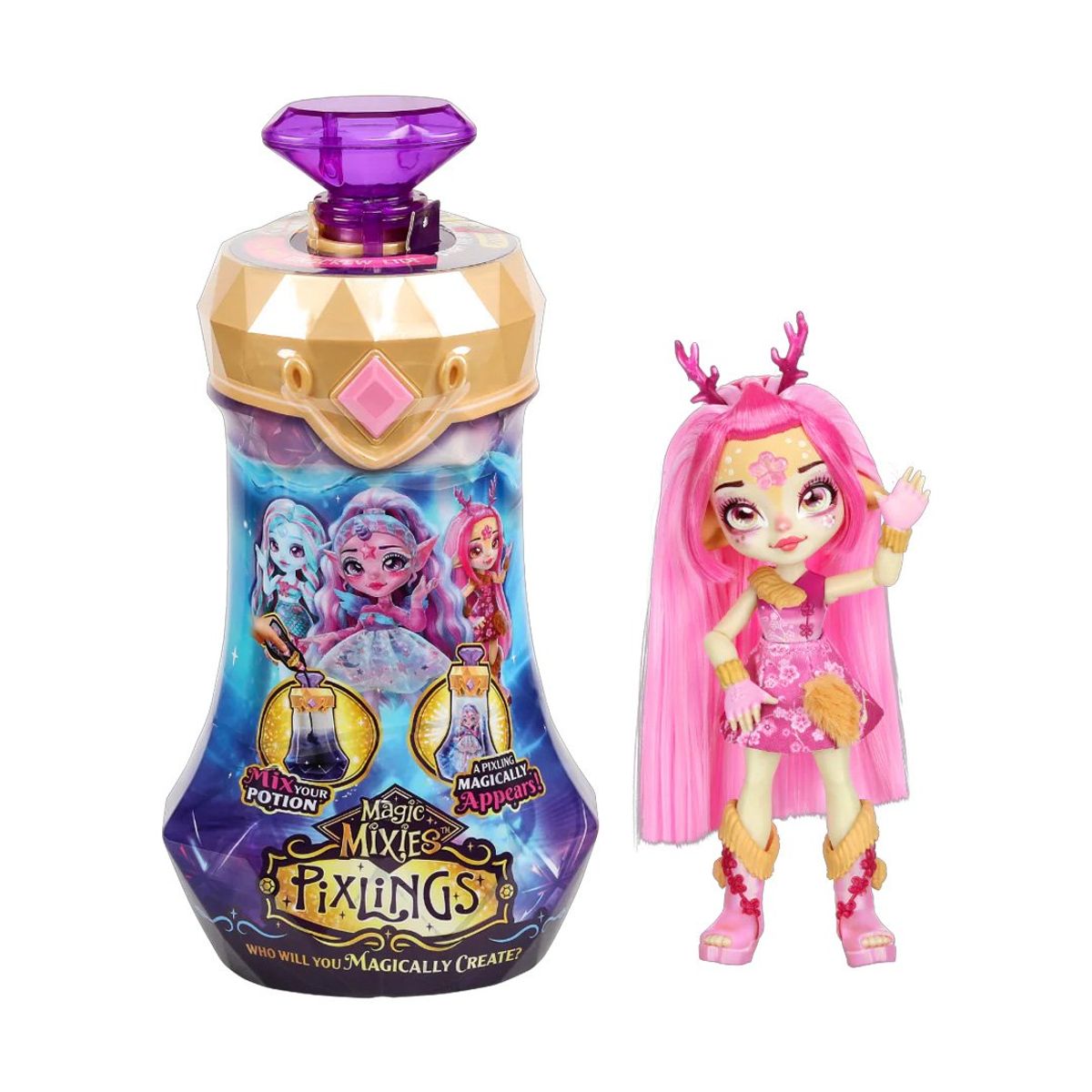 BOING TOYS - Magic Mixies Pixlings Descubre una Muñeca