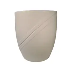 VERDY - Maceta Río De Janeiro Cemento 41x50cms Efecto Piedra con Plato