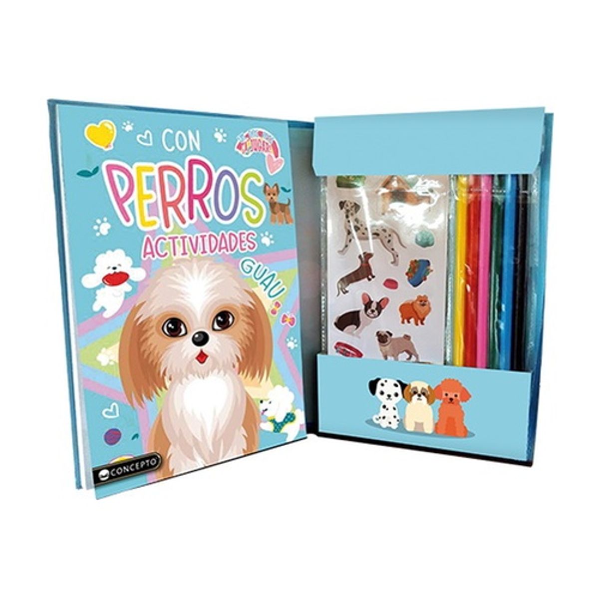 ANTARTICA LIBROS - ¡A Jugar! Con Perros. 1, 2 Pets
