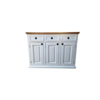 Buffet Rustico 120 cm Bari Bicolor Blanco