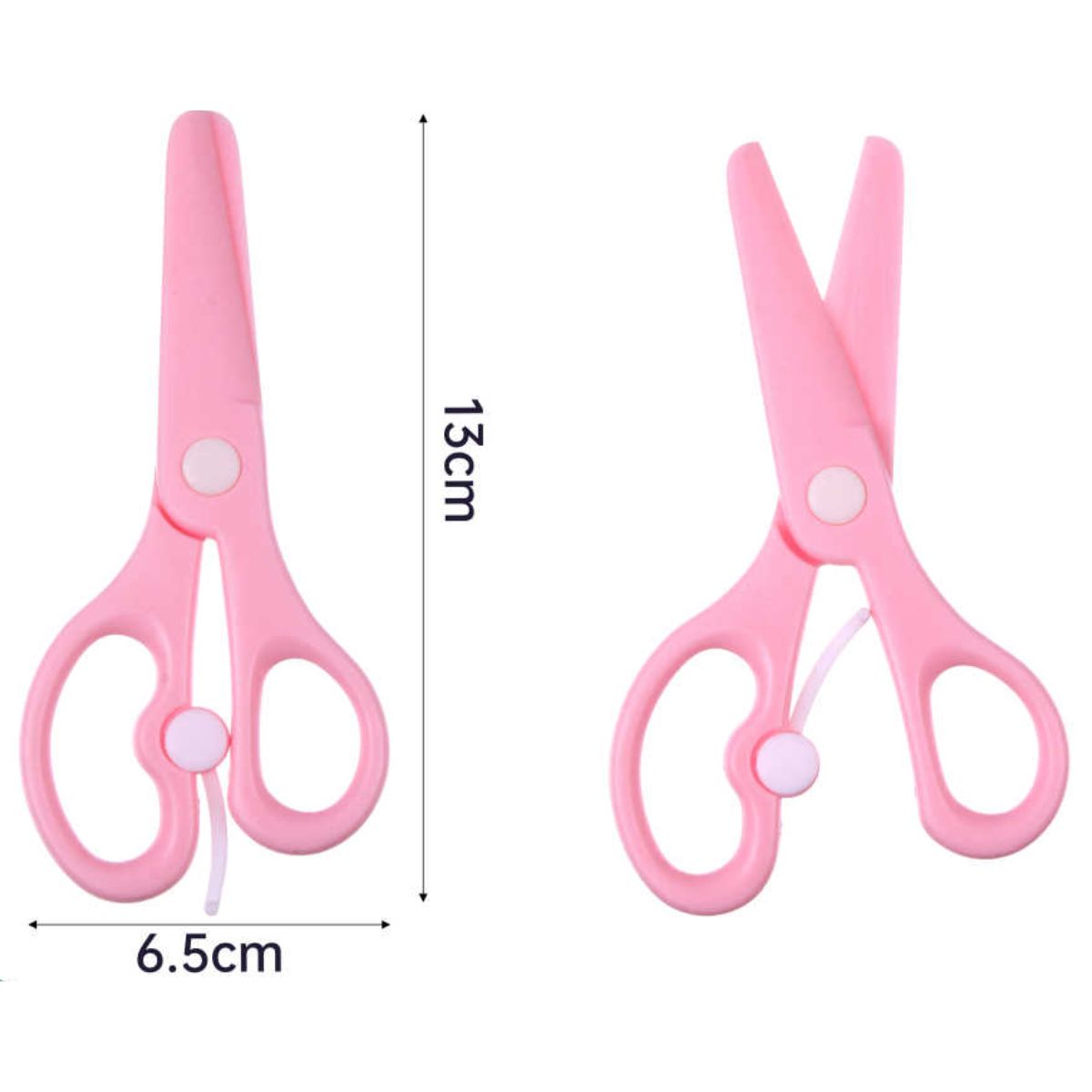 GENERICO - Tijeras con Seguridad MKL - Seguras y Divertidas