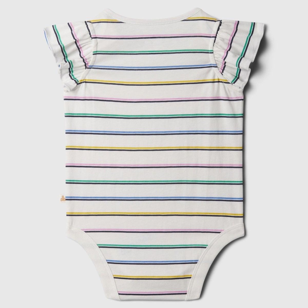 GAP - Pilucho Ruffle Multi Rayas Blanco