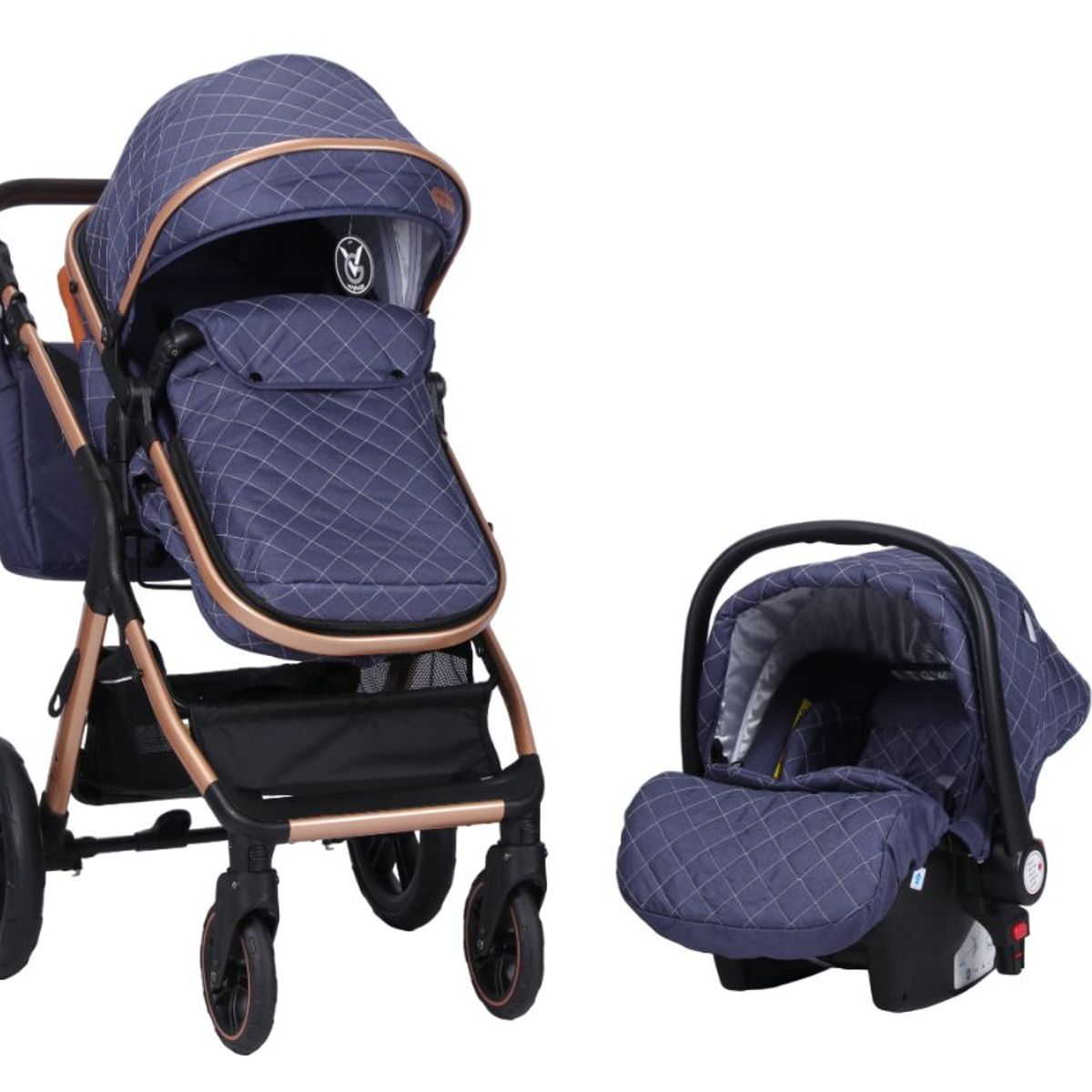 VOYAGE - Coche Travel Sytem X1 Blue con Silla Certificada_