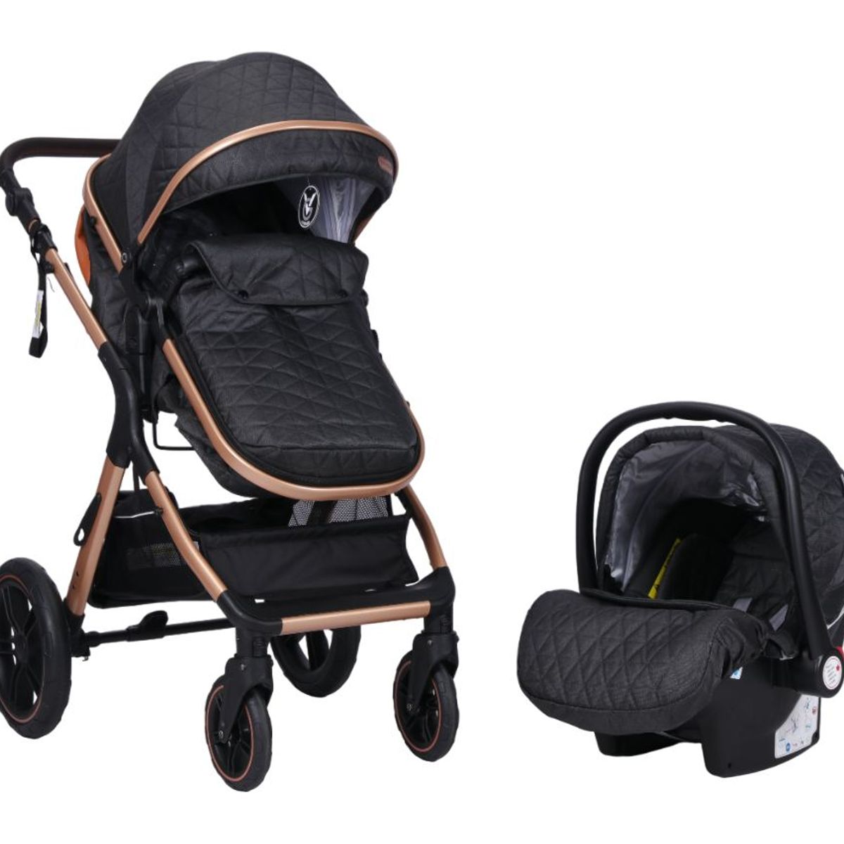 VOYAGE - Coche Travel Sytem X1 Black con Silla Certificada