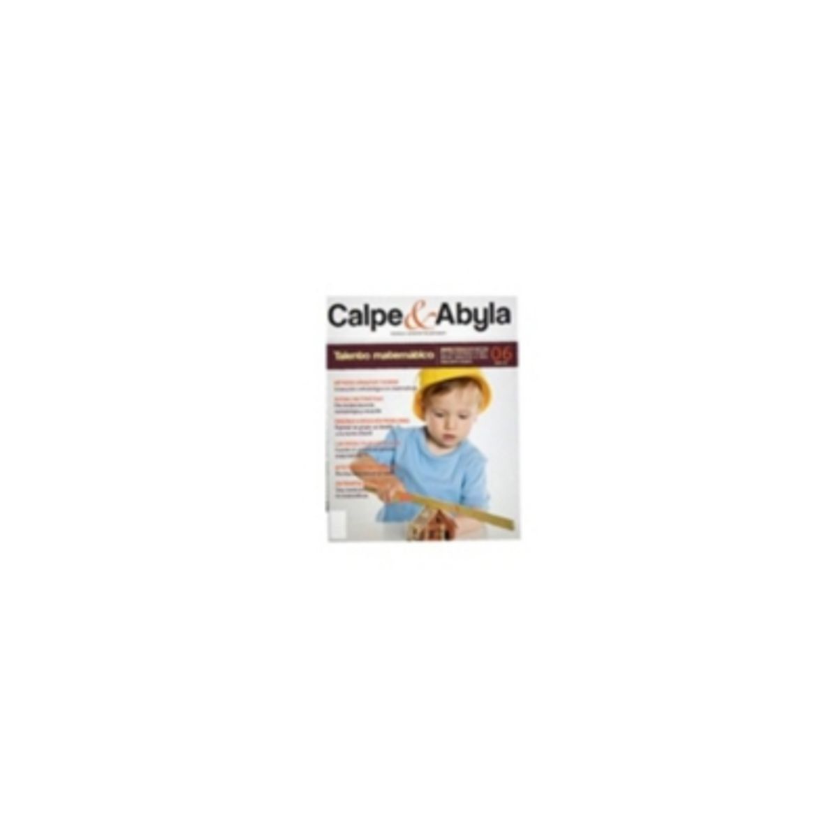 ANTARTICA LIBROS - Revista Calpe Y Abyla 6 Talento Matematico