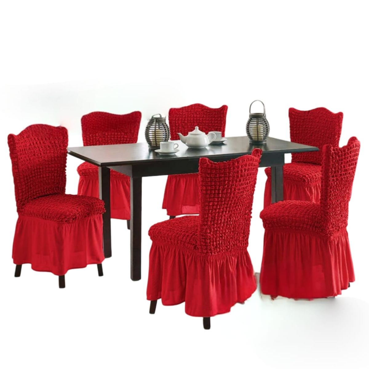 GENERICO - Fundas de Sillas Turcas x6 - Elegancia Total T13