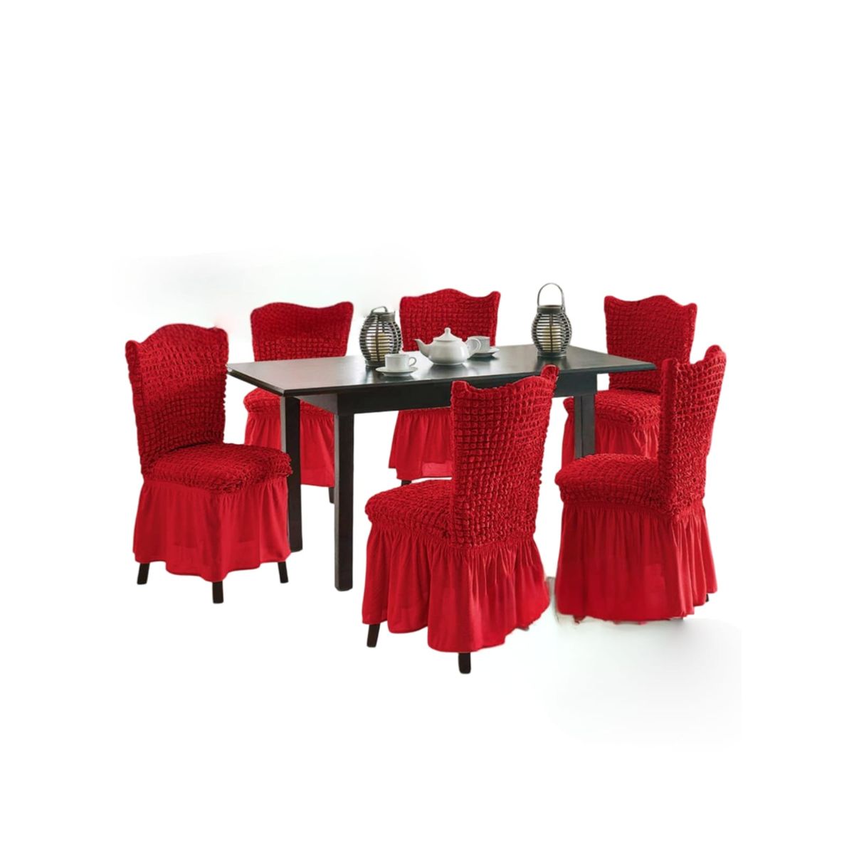 GENERICO - Fundas de Sillas Turcas x6 - Elegancia Total T13