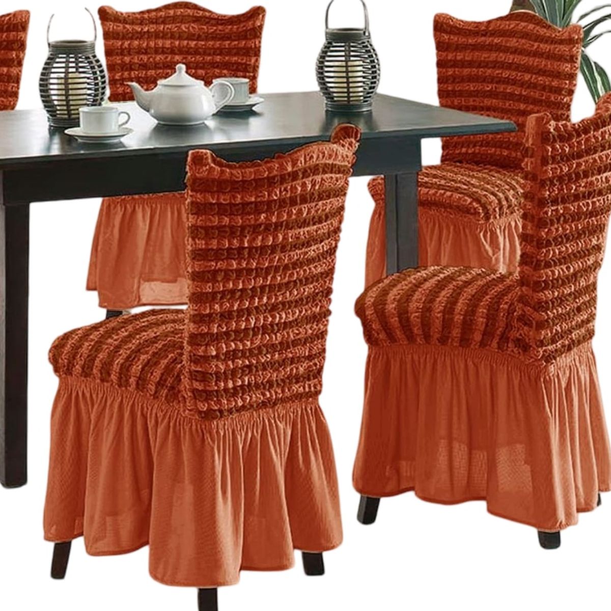 GENERICO - Fundas Turcas Diseño Lineal x6 - Elegancia L1