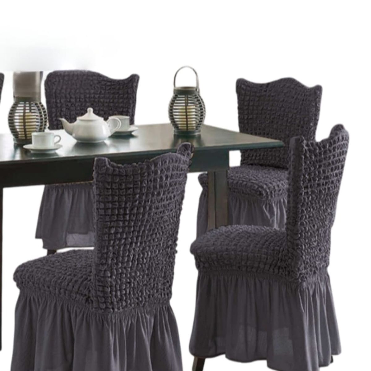 GENERICO - Fundas de Sillas Turcas x6 - Elegancia Total T1