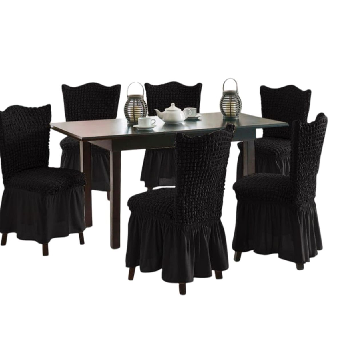 GENERICO - Fundas de Sillas Turcas x6 - Elegancia Total T2