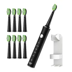 JTF - Cepillo Electrico Recargable Dental 8 Cabezales