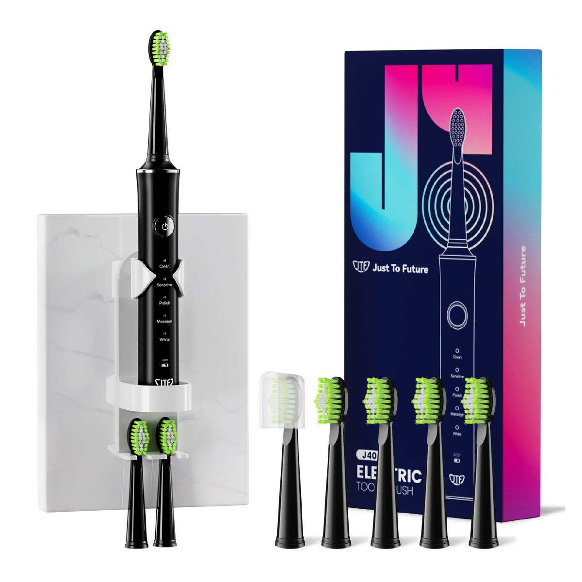 JTF - Cepillo Electrico Recargable Dental JTF 8 Cabezales