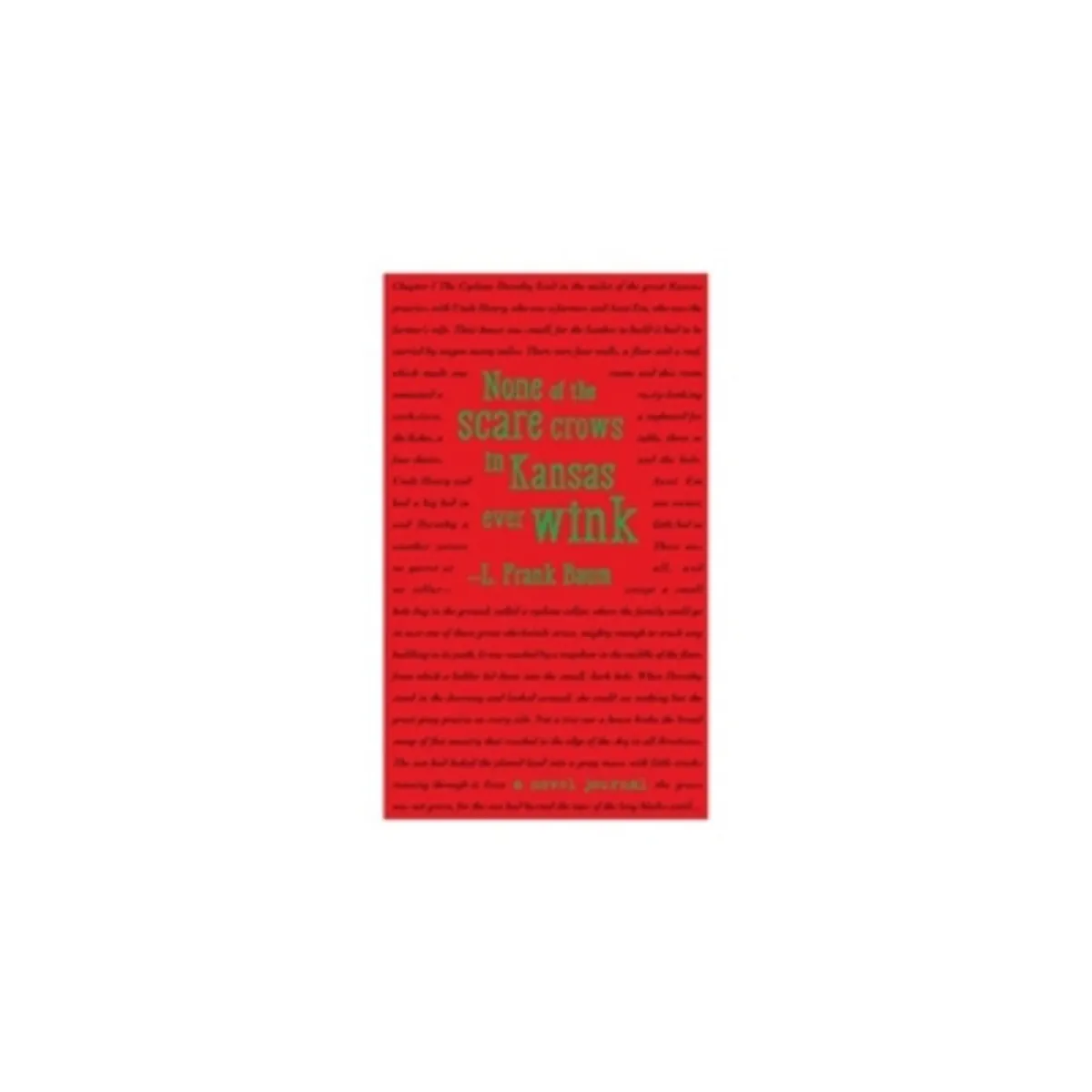 ANTARTICA LIBROS - Novel Journal: The Wizard Of Oz (Compact)