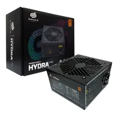 SNAKE GAMER - Fuente de Poder Hydra ATX 600W Certificada 80 Plus Bronze