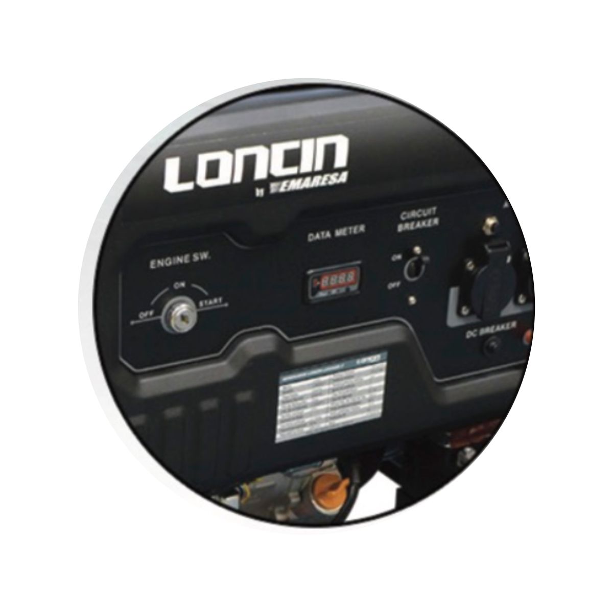 LONCIN - Generador elec. gasolina partida eléctrica LC8000DDC Loncin