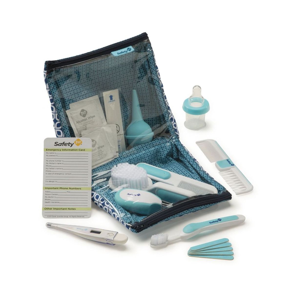 SAFETY 1ST - Articulos De Tocador Kit De Aseo Y Salud Celeste Safety 1st
