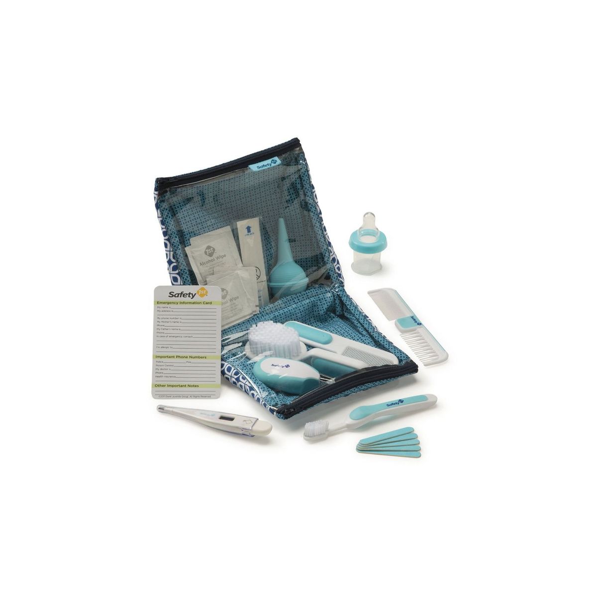 SAFETY 1ST - Articulos De Tocador Kit De Aseo Y Salud Celeste Safety 1st