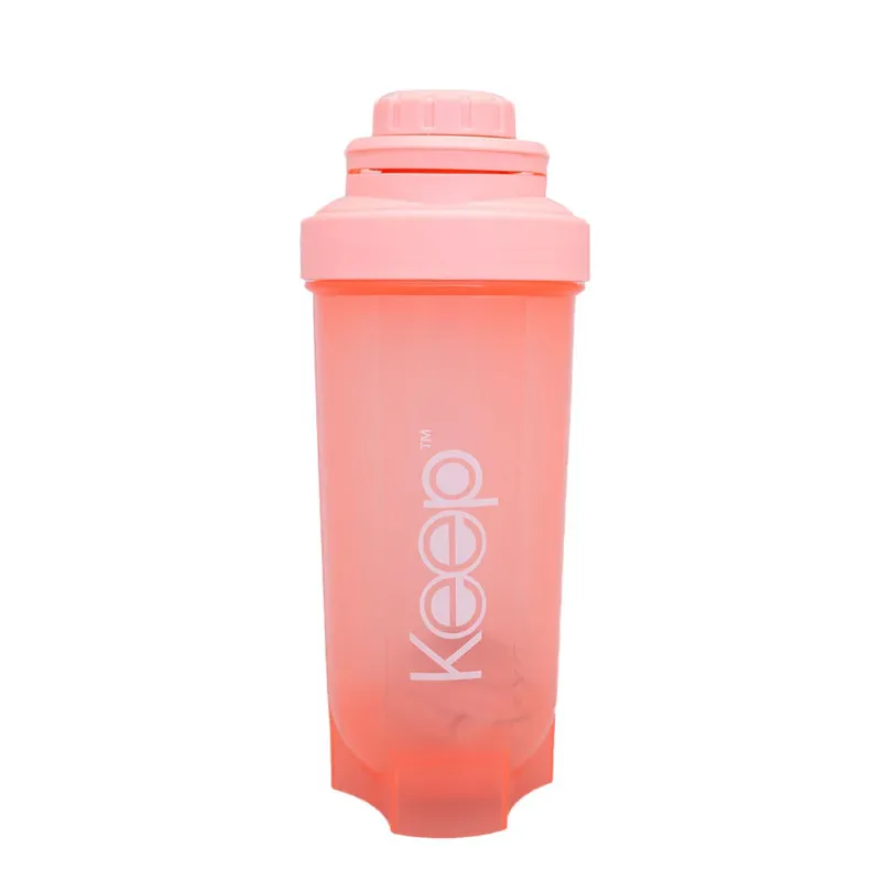 KEEP - Botella Shaker Colores Naranjo Salmón Keep